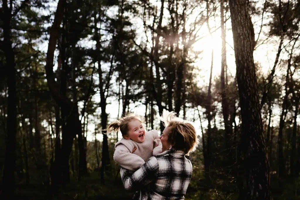 motherhood fotoshoot in het bos