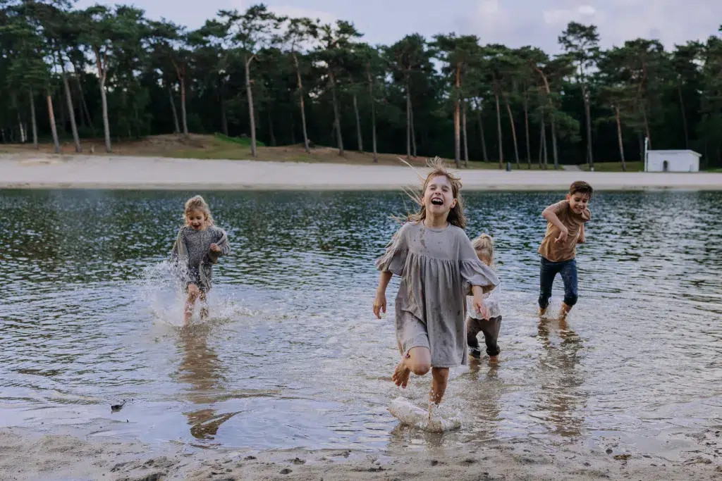 lekker gek doen tijdens een fotoshoot