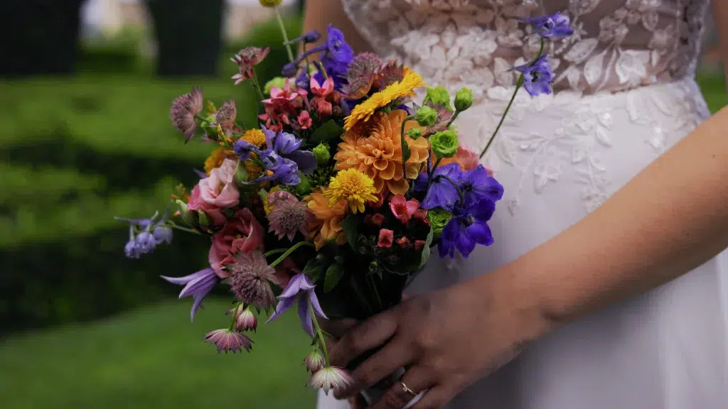 trouwboeket bloemen bloemist bruiloft trouwen